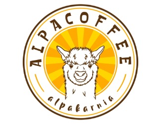 Projekt graficzny logo dla firmy online alpacoffee